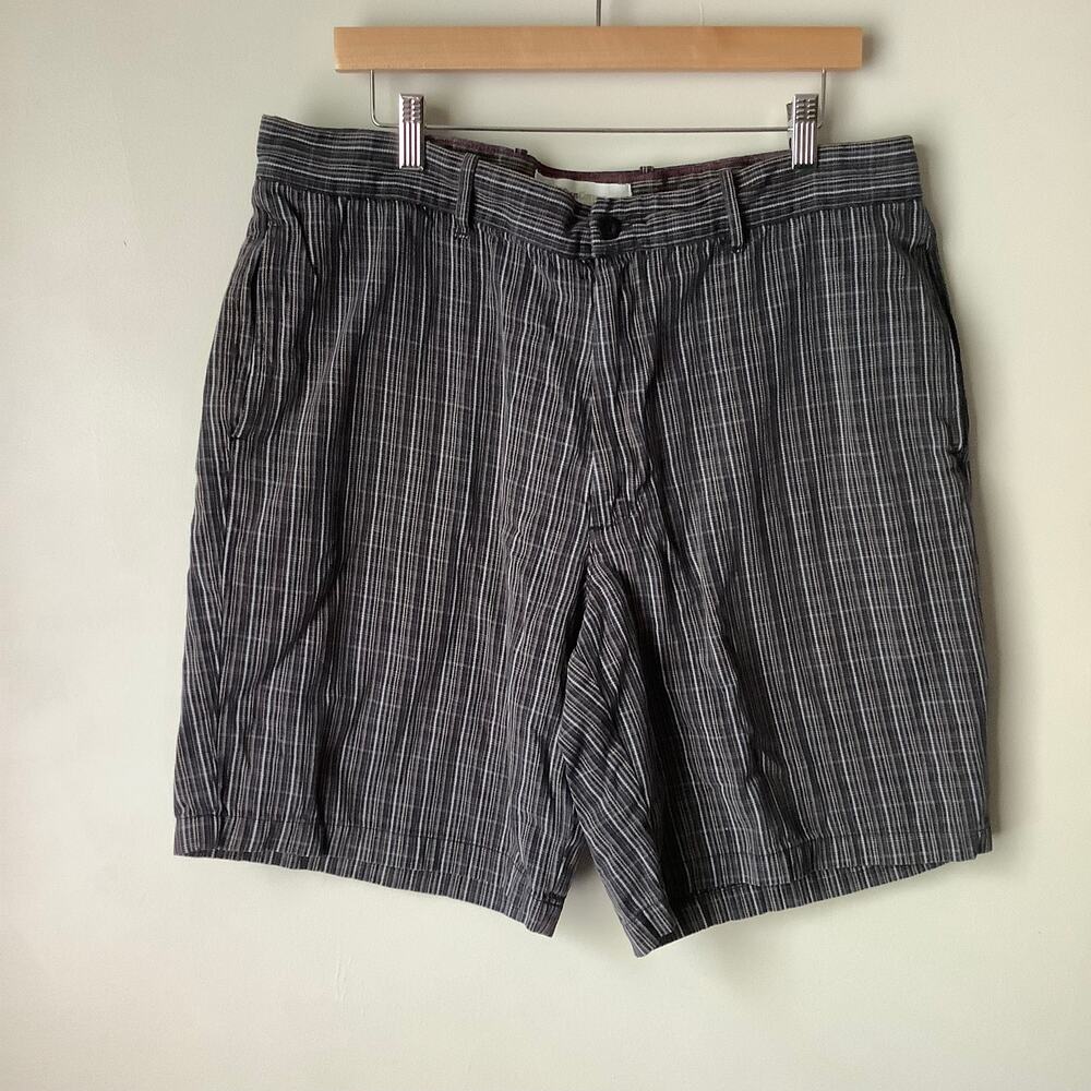 Perry Ellis Cottons Mens Multicolor Plaid 100% Cotton Golf Shorts Size 38